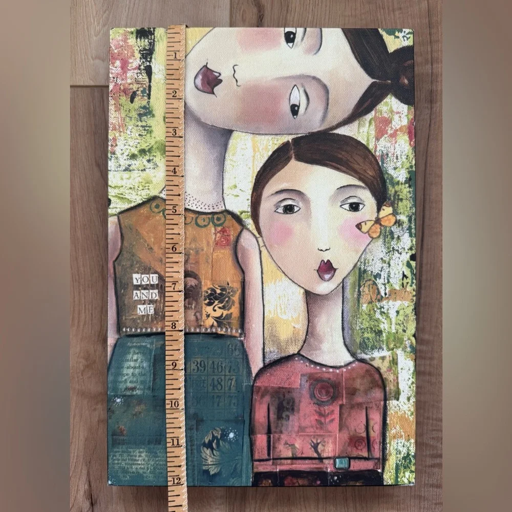 Kelly Rae Roberts Collection You and Me Wall Art Canvas 8” X 12” - Picture 4 of 12